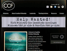 Tablet Screenshot of coastlinefellowship.org